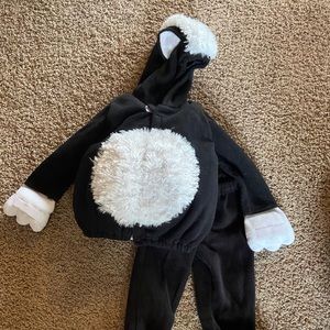 Old Navy 4T-5T skunk Halloween costume
